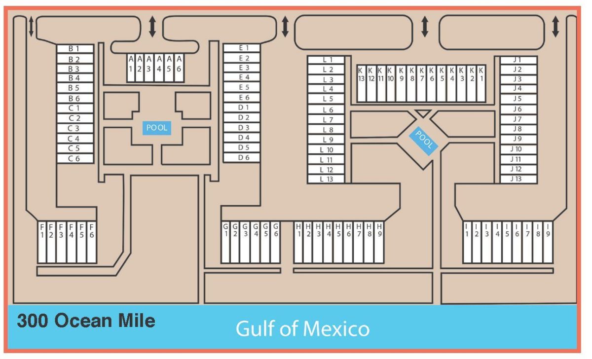 300 ocean mile map